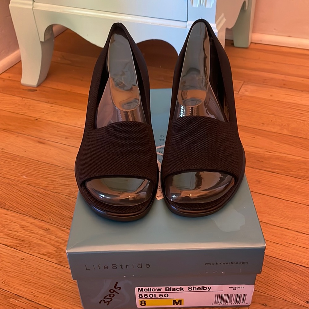 Lifestride NWB Mellow Black Shelby Pumps